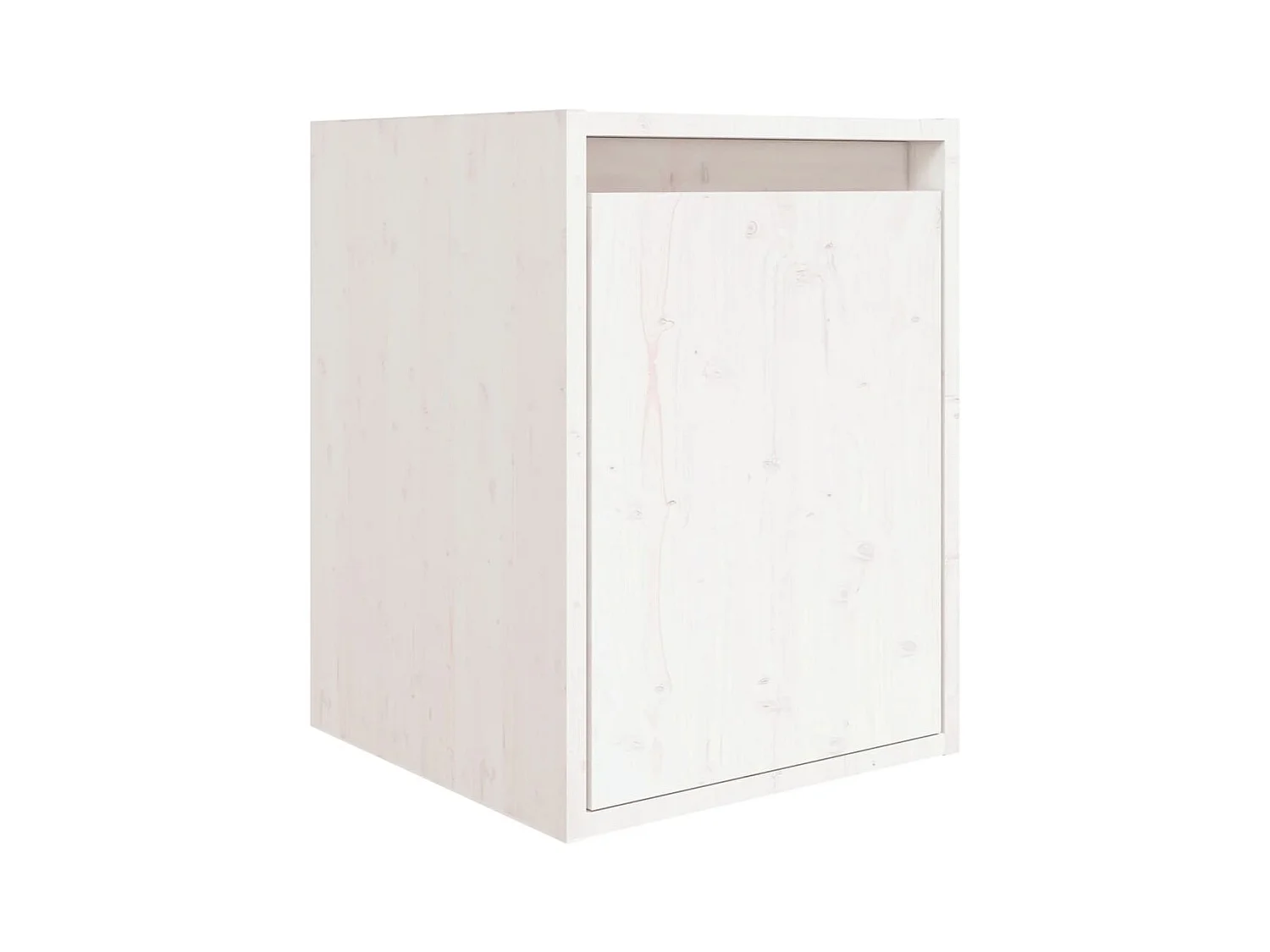Vondal  Meubles TV 3 pcs Blanc Bois massif de pin