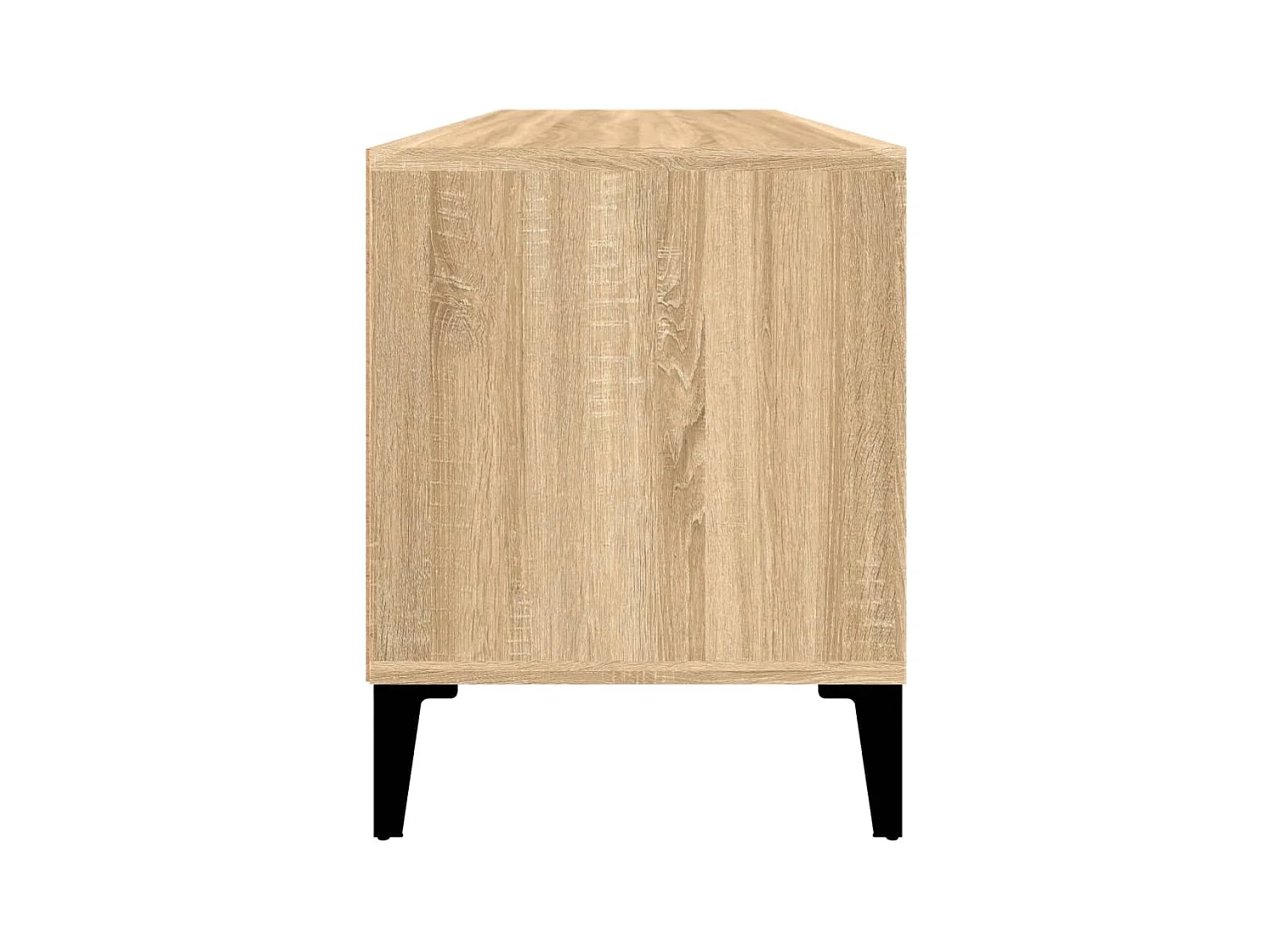 Simon-Pierre  Meuble TV chêne sonoma 100x34,5x44,5 cm bois d'ingénierie