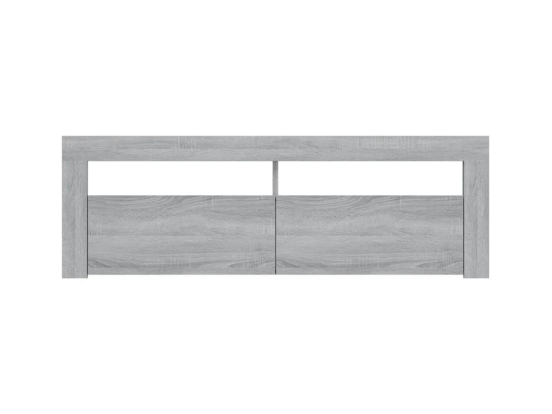 Afet  Mueble de TV con luces LED gris Sonoma 120x35x40 cm