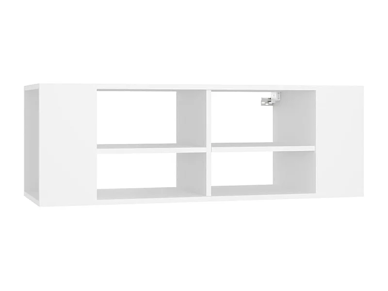 Ryno  Tv-wandmeubel 102x35x35 cm bewerkt hout wit