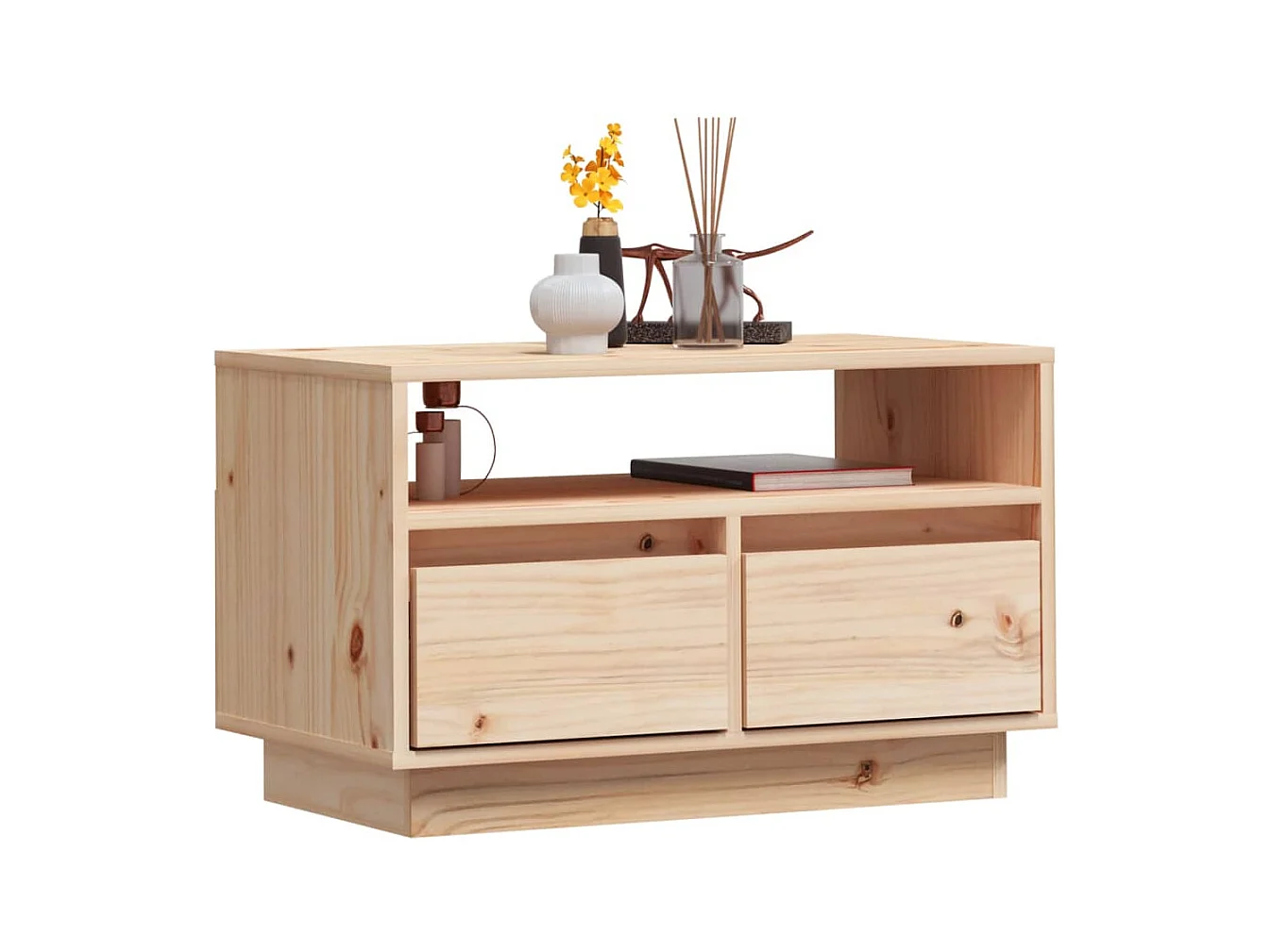 Bemidji  Tv-meubel 60x35x37 cm massief grenenhout