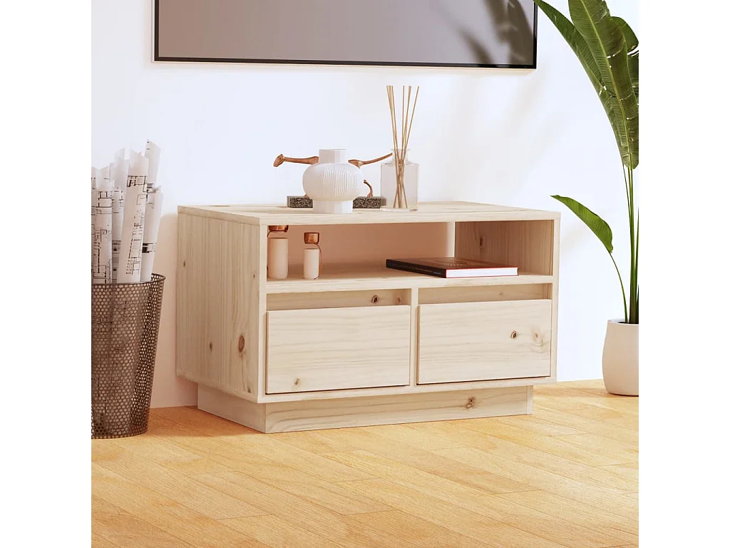 Bemidji  Tv-meubel 60x35x37 cm massief grenenhout