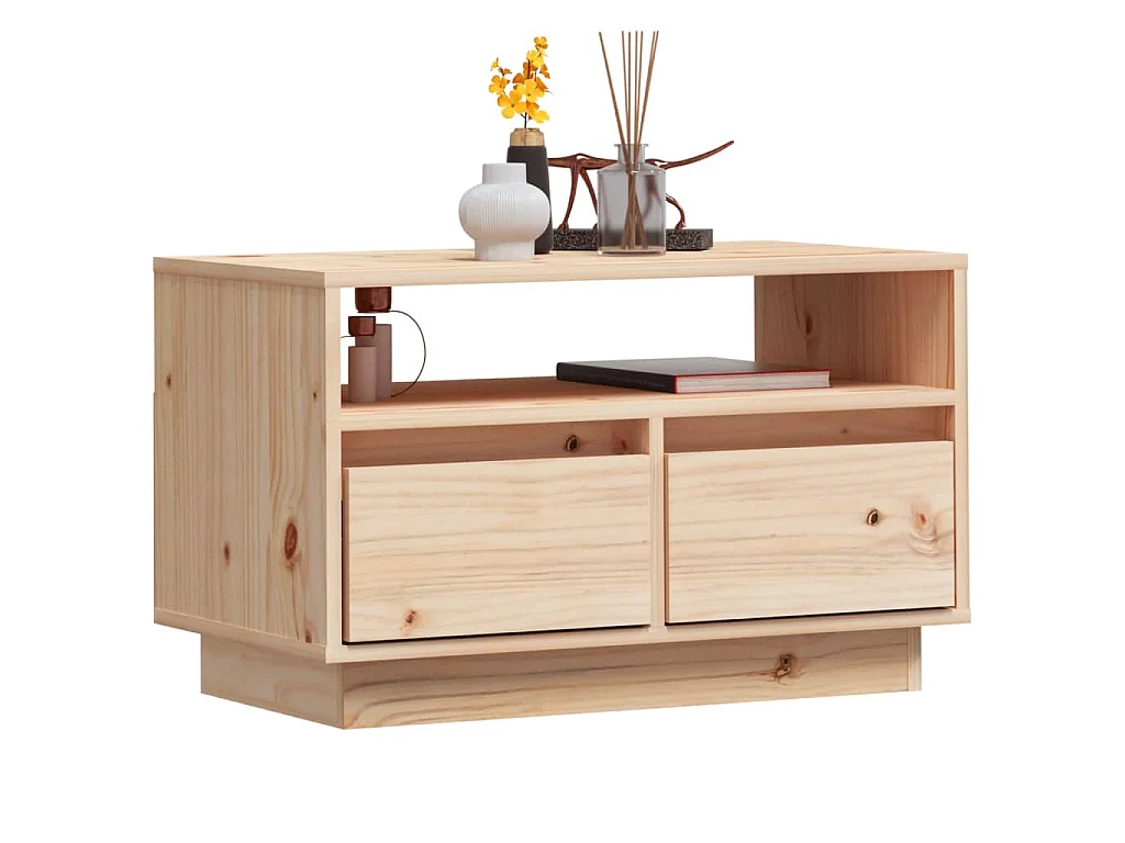 Bemidji  Tv-meubel 60x35x37 cm massief grenenhout