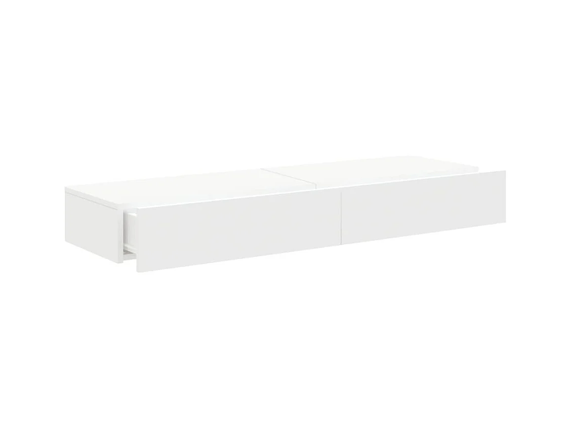 Felizia  Tv-meubelen 2 st met LED-verlichting 60x35x15,5 cm wit