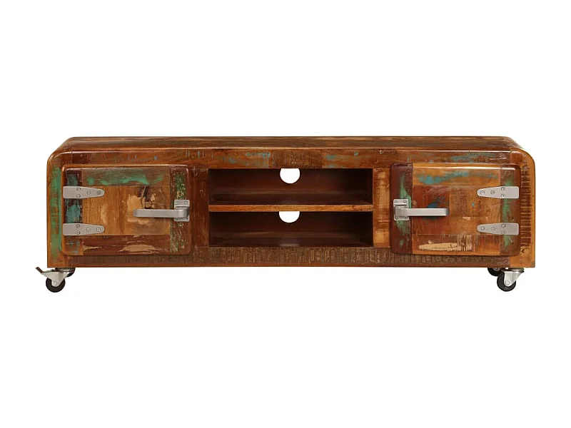 Garden Furniture -  Tv-meubel 120x30x36 cm massief gerecycled hout