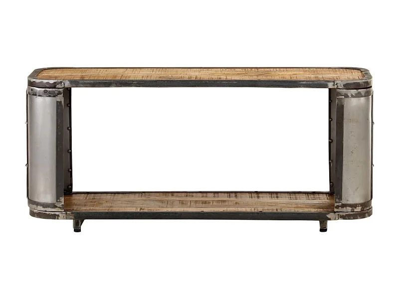 Torlen  Meuble TV 90x30x40 cm Bois de manguier massif