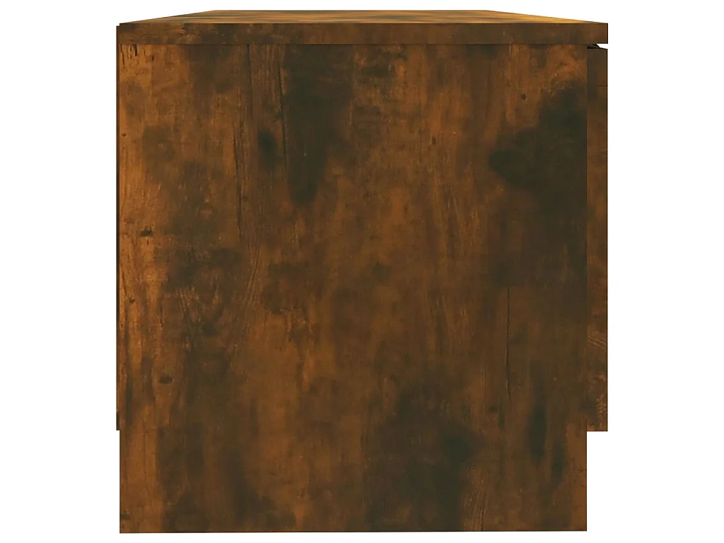 Bryvra  Tv-meubel 80x35x36,5 cm bewerkt hout gerookt eikenkleurig