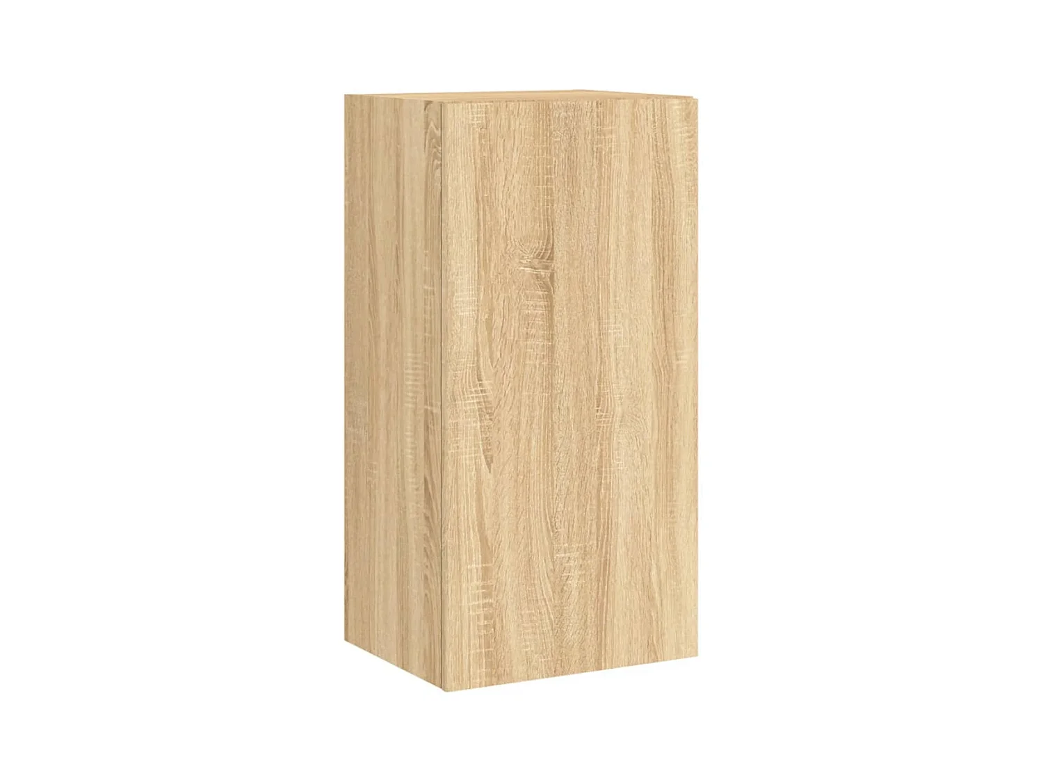 Gerben  Tv-wandmeubel met LED-verlichting 40,5x35x80 cm sonoma eiken