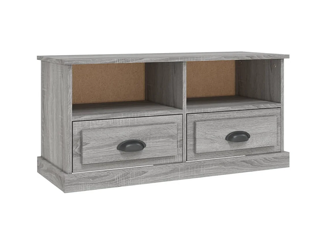 Vrelmi  Mueble para TV madera contrachapada gris Sonoma 93x35,5x45 cm