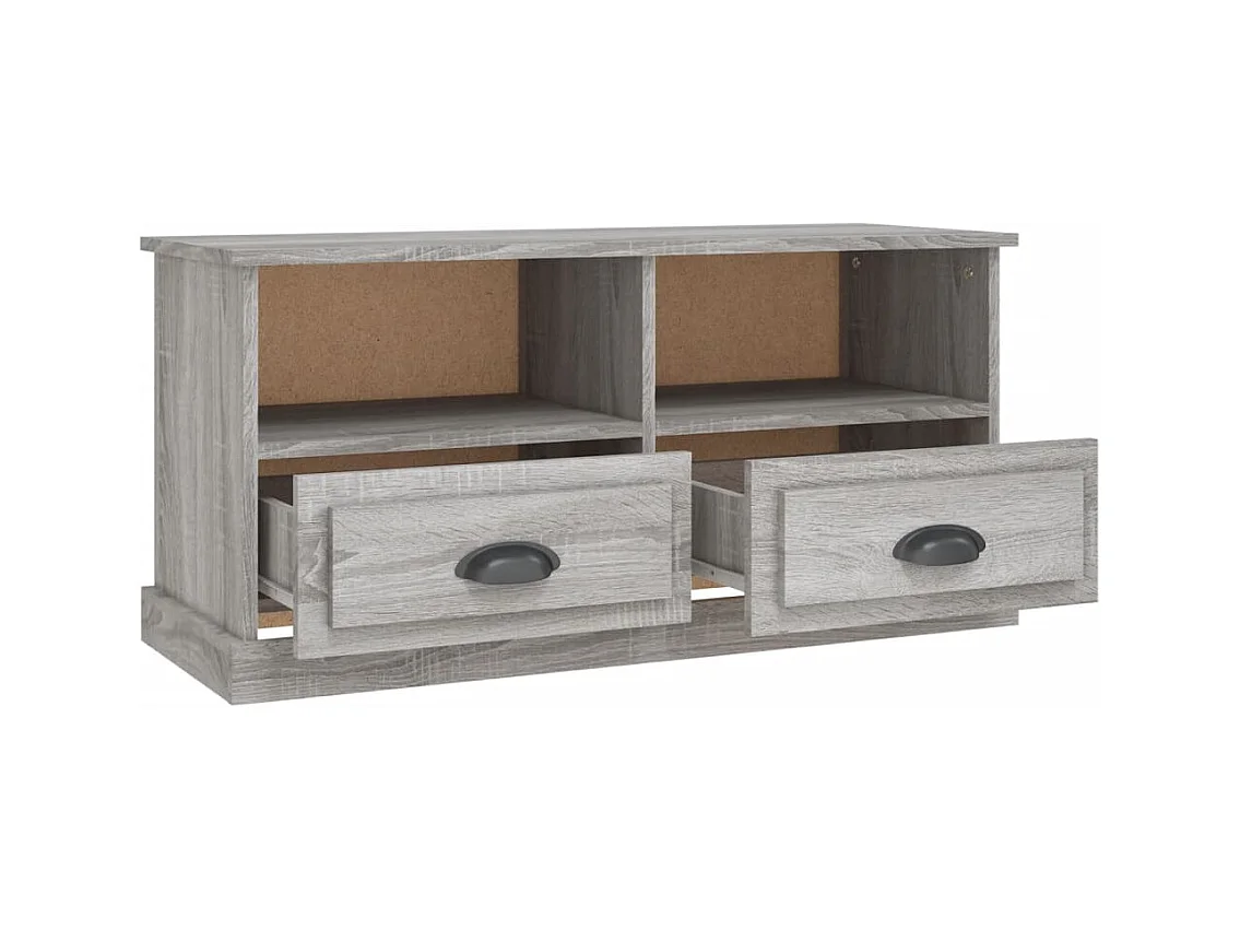 Vrelmi  Mueble para TV madera contrachapada gris Sonoma 93x35,5x45 cm