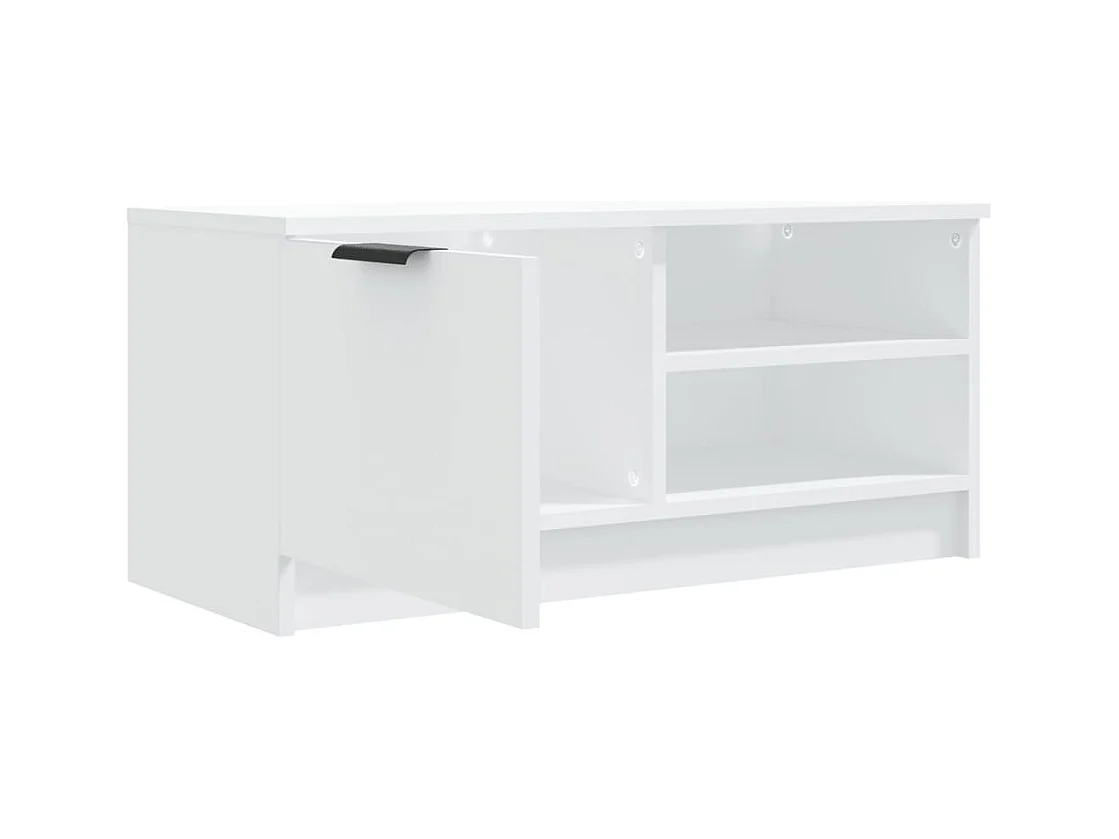 Bryvra  Tv-meubels 2 st 80x35x36,5 cm bewerkt hout wit