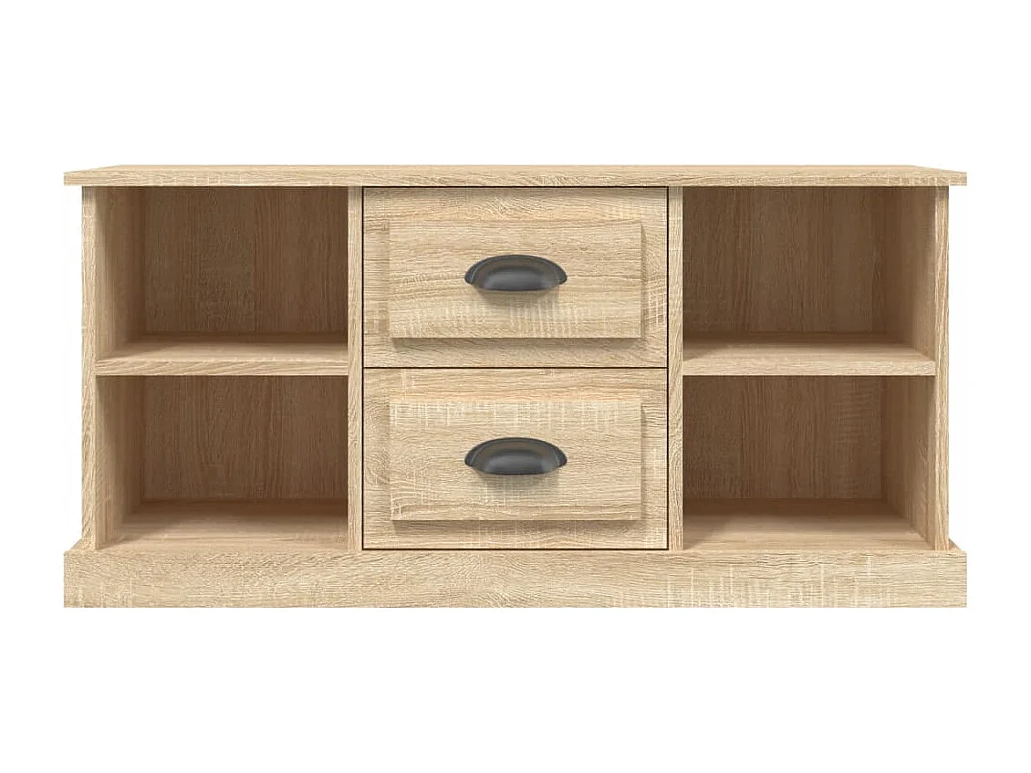 Dralinor  Mueble para TV madera contrachapada roble Sonoma 99,5x35,5x48cm