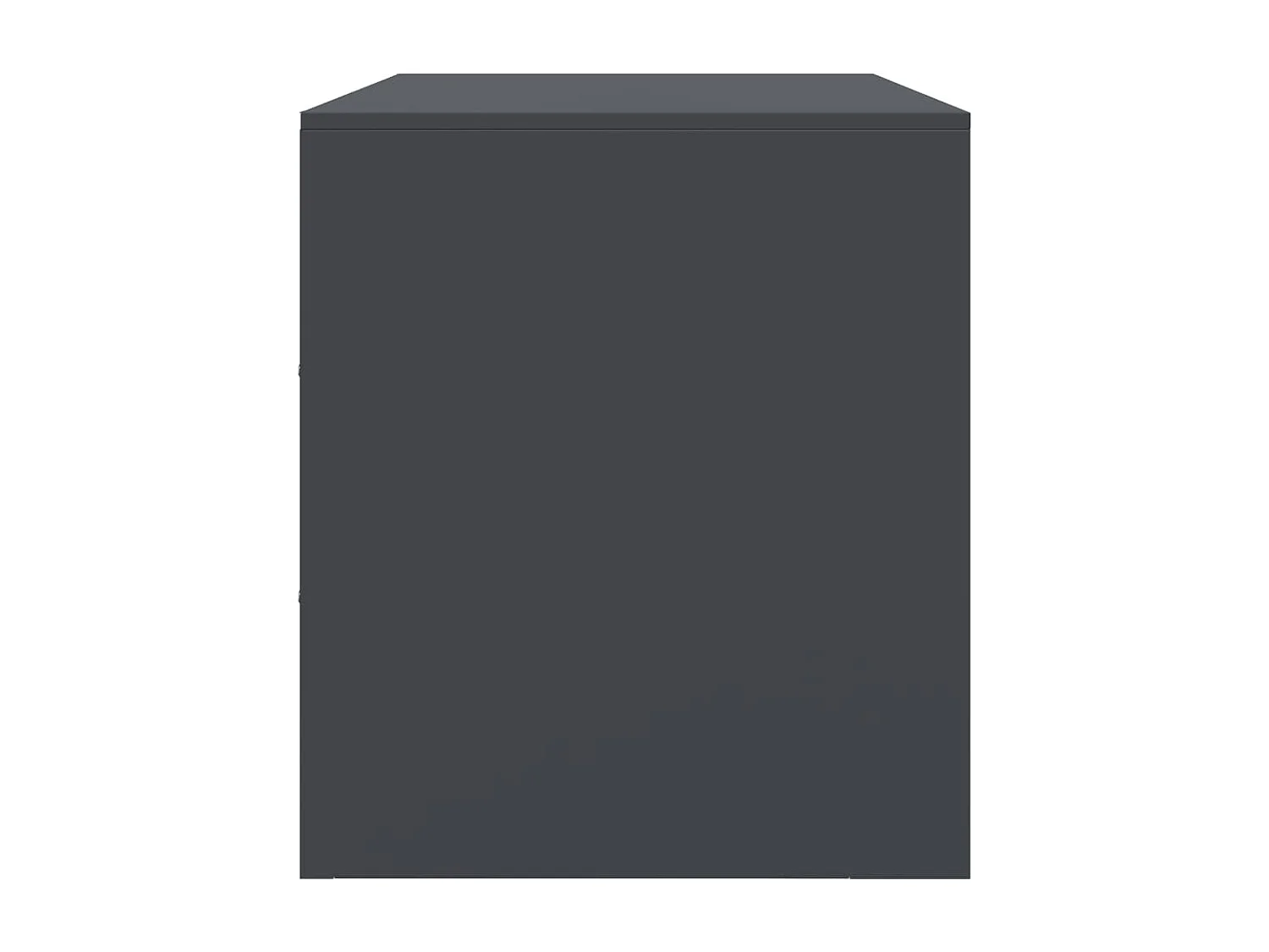 Ovdir  Meuble TV anthracite 99x39x44 cm acier