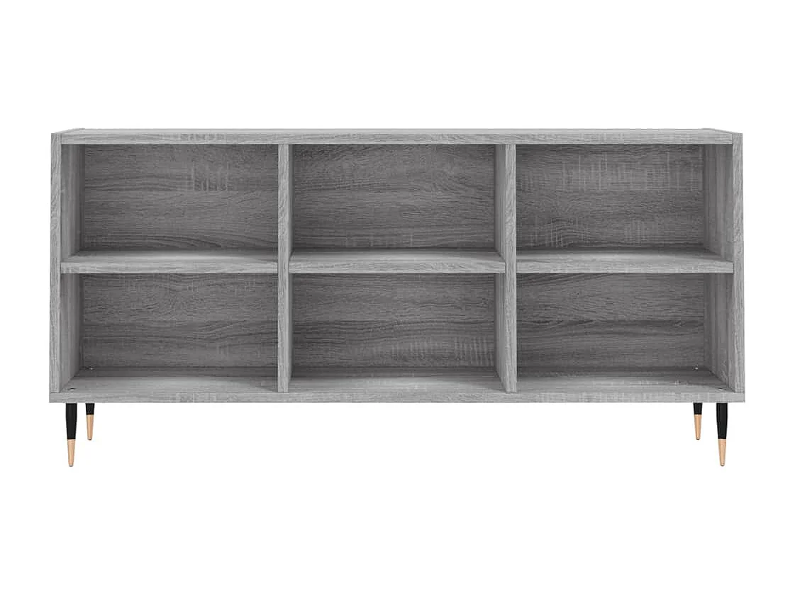 Farmington Hills  Meuble TV sonoma gris 103,5x30x50 cm bois d'ingénierie