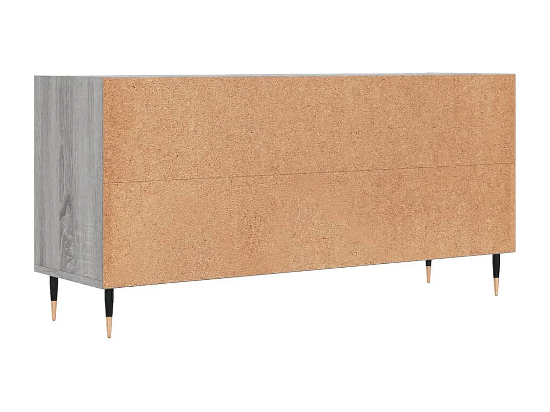 Farmington Hills  Meuble TV sonoma gris 103,5x30x50 cm bois d'ingénierie