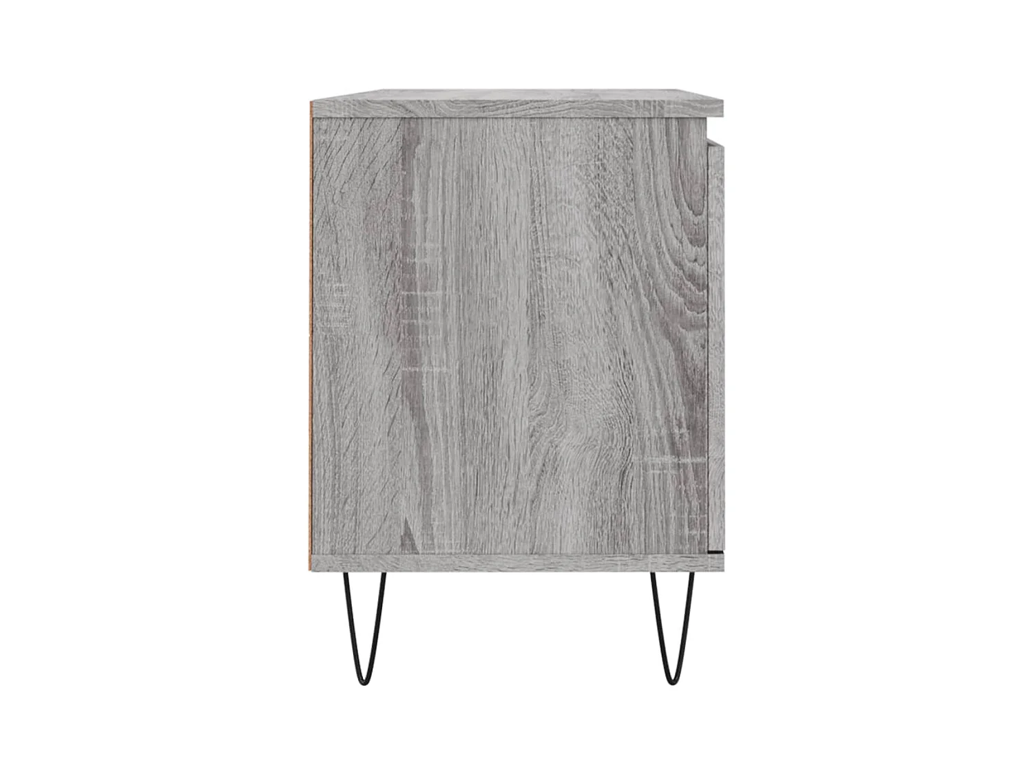 Ragnfrid  Tv-meubel 104x35x50 cm bewerkt hout grijs sonoma eikenkleurig