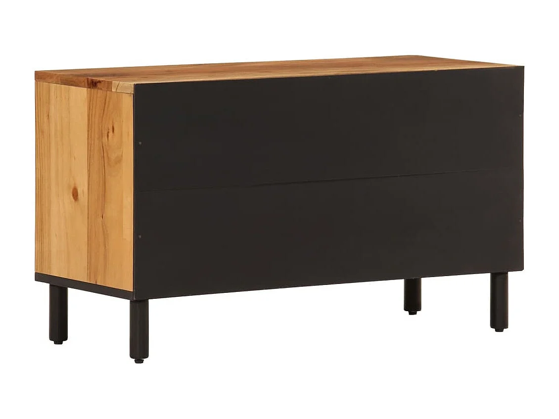 Mjolen  Tv-meubel 80x33x46 cm massief acaciahout