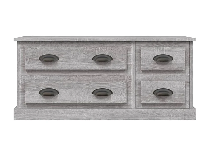 Joeri  Tv-meubel 100x35,5x45 cm bewerkt hout grijs sonoma eikenkleurig