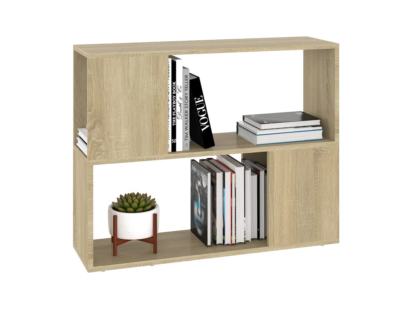 Norman  Meuble TV Chêne sonoma 80x24x63 cm Bois d'ingénierie