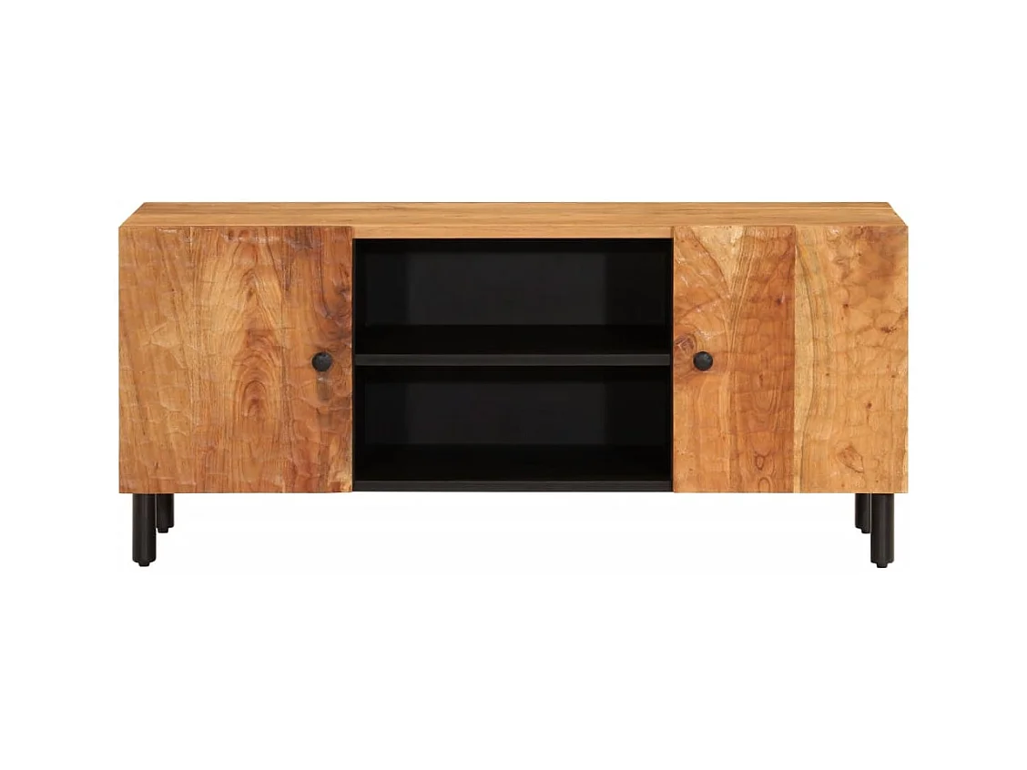 Chana  Meuble TV 105x33x46 cm Bois d'acacia massif