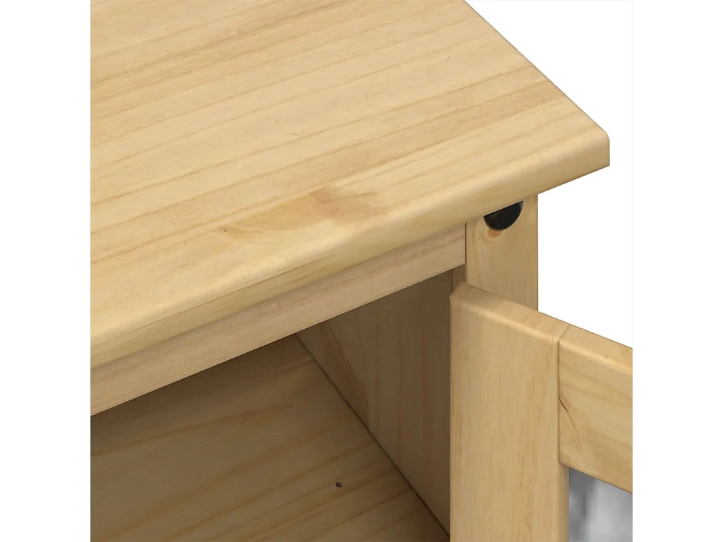 Garden Furniture -  Meuble TV Corona 100x45x58 cm bois de pin massif