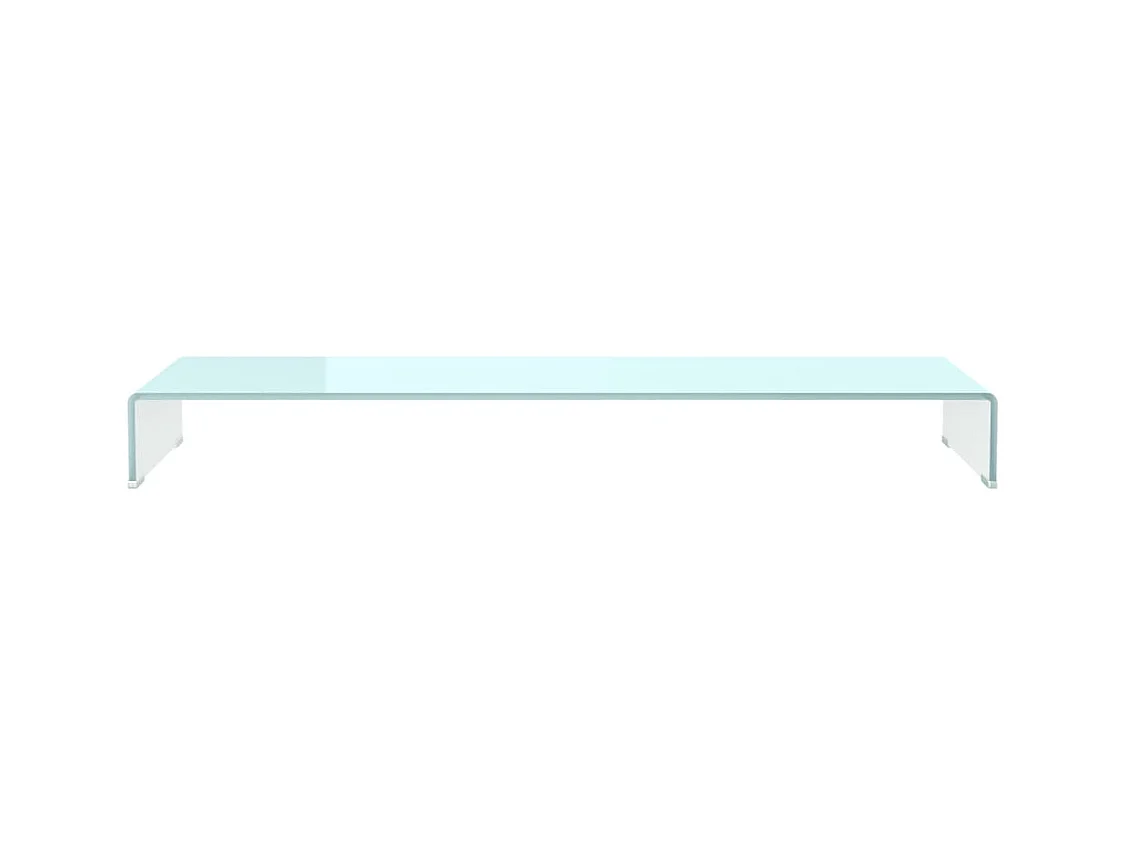Fall River  Meuble TV/Support pour moniteur 120x30x13 cm verre vert