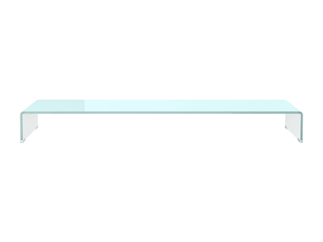 Fall River  Meuble TV/Support pour moniteur 120x30x13 cm verre vert