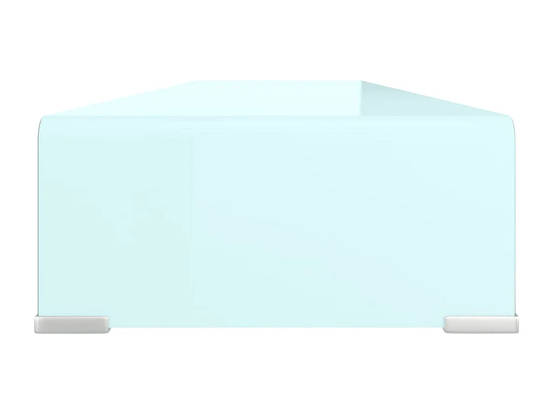 Fall River  Meuble TV/Support pour moniteur 120x30x13 cm verre vert