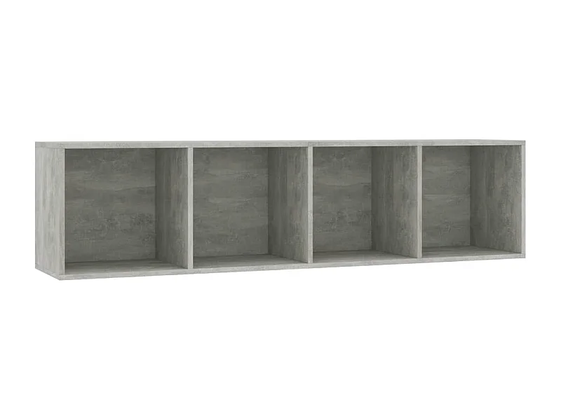 Thorben  Bibliothèque/Meuble TV Gris béton 143x30x36 cm