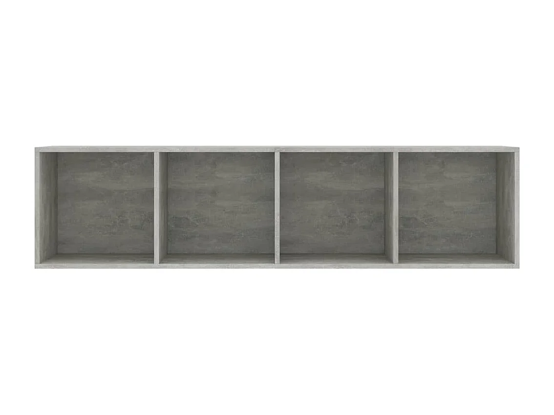 Thorben  Bibliothèque/Meuble TV Gris béton 143x30x36 cm