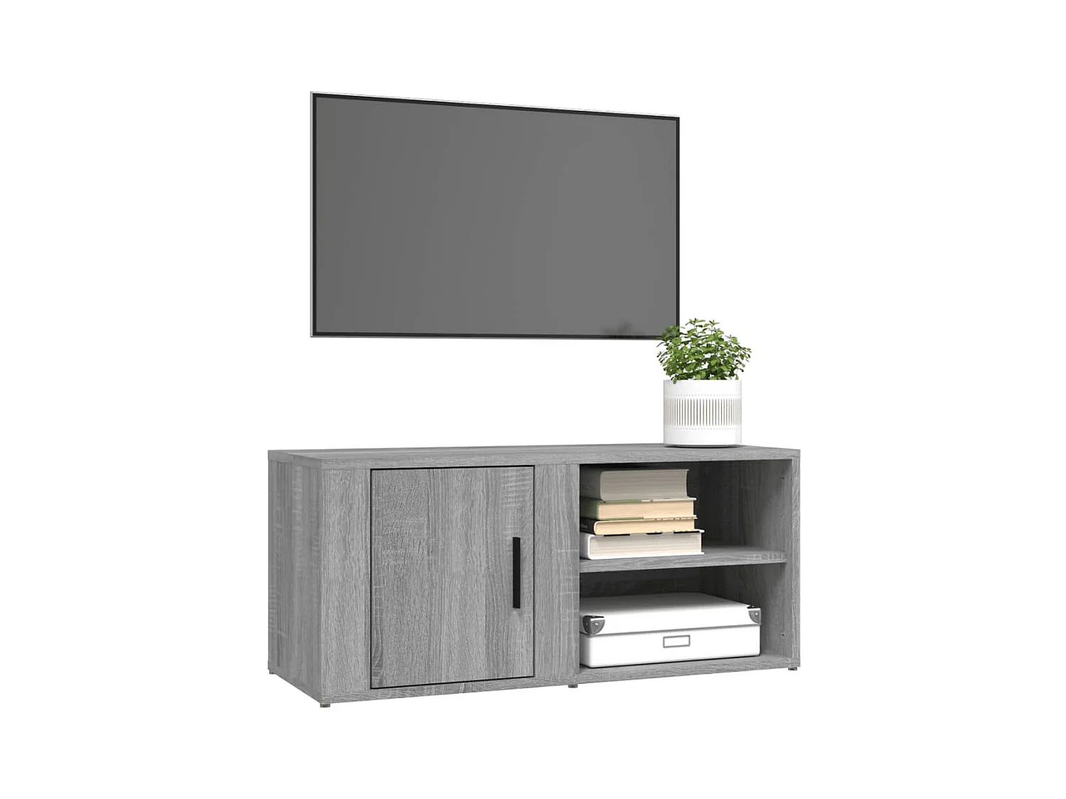 Arnaldo  Meubles TV 2 pcs Sonoma gris 80x31,5x36 cm Bois d'ingénierie