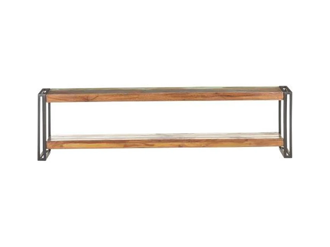 Clearfield  Meuble TV 150x30x40 cm Bois de récupération massif