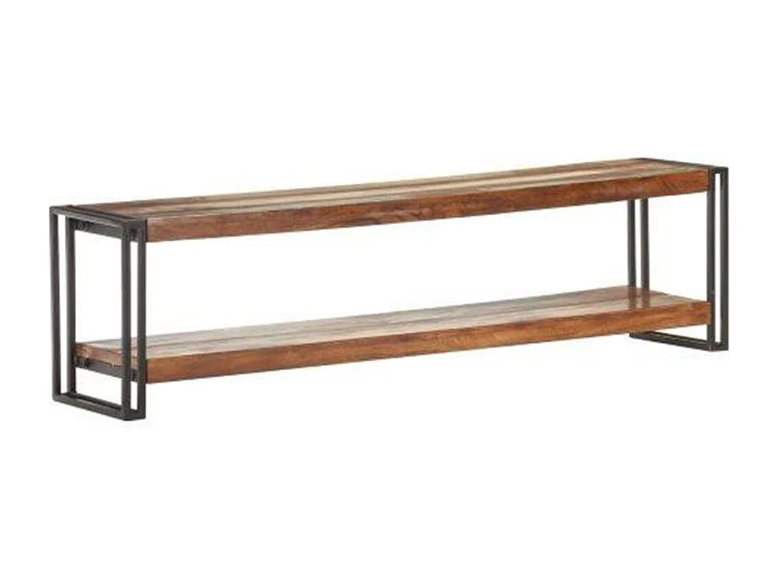 Clearfield  Meuble TV 150x30x40 cm Bois de récupération massif