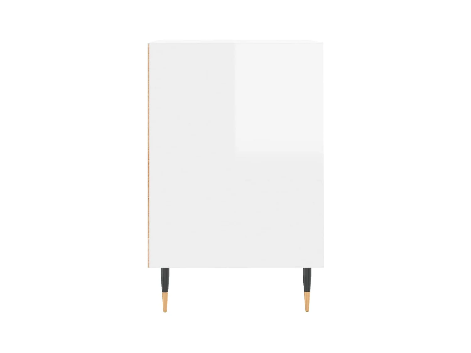 Malik Blake  Tv-meubel 160x35x55 cm bewerkt hout hoogglans wit