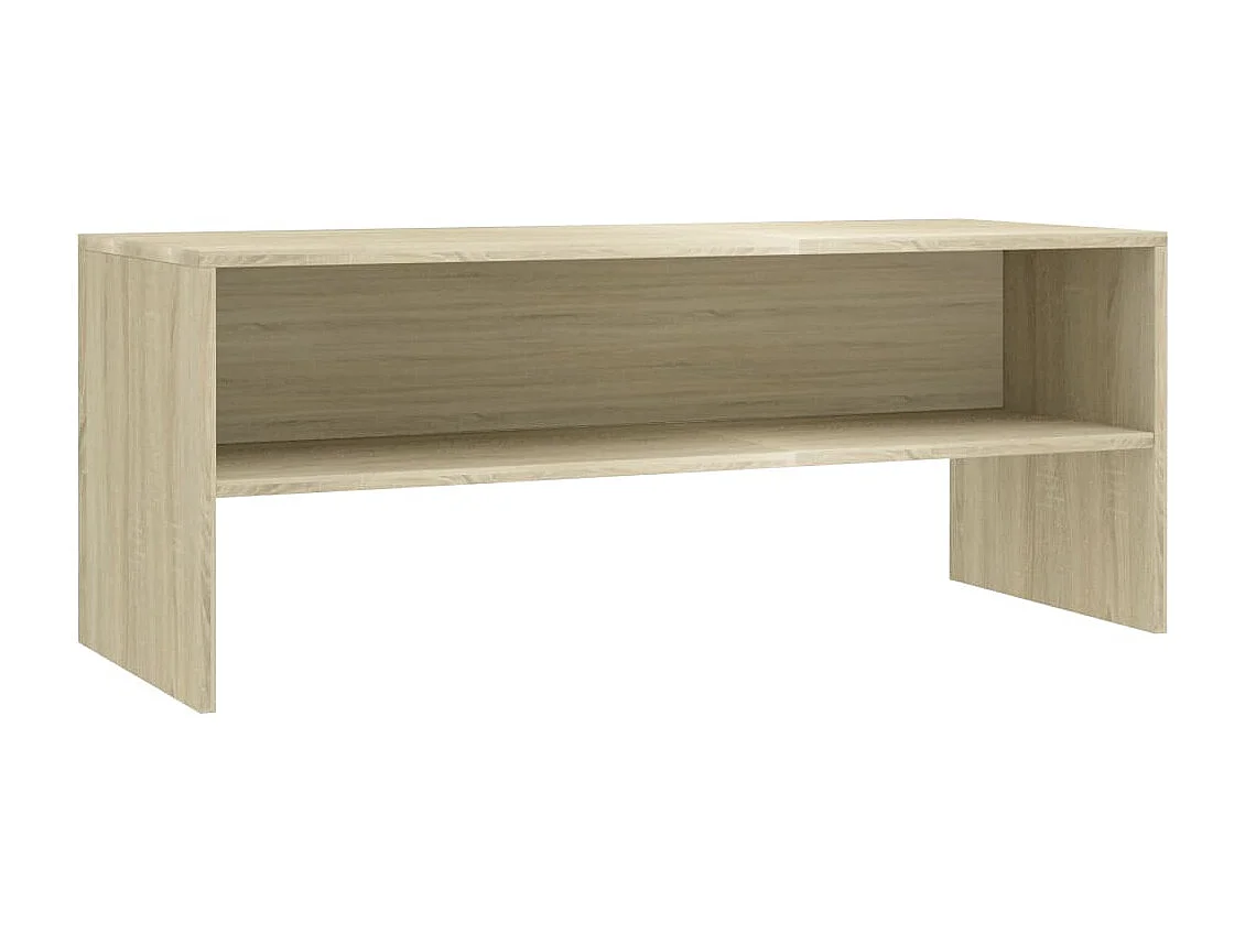 Zerina  Meuble TV Chêne sonoma 100x40x40 cm Bois d'ingénierie