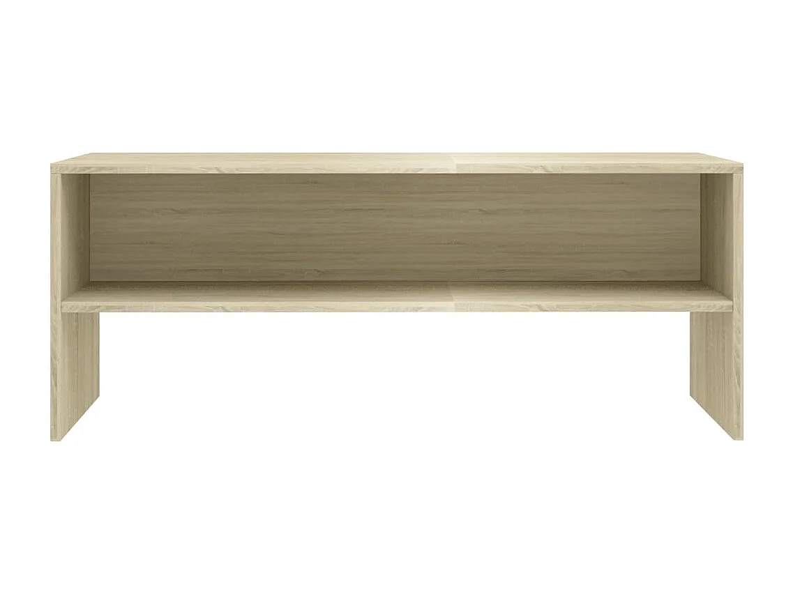 Zerina  Meuble TV Chêne sonoma 100x40x40 cm Bois d'ingénierie