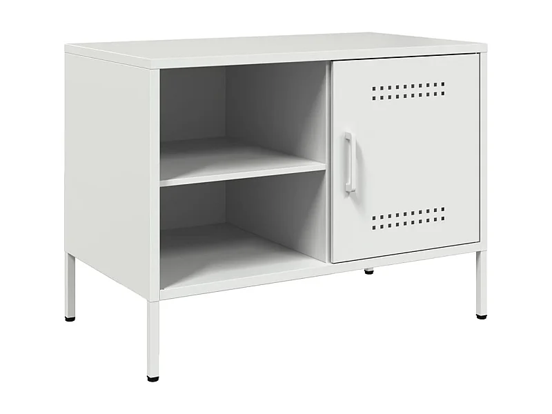 Neris  Tv-meubel 68x39x50,5 cm staal wit