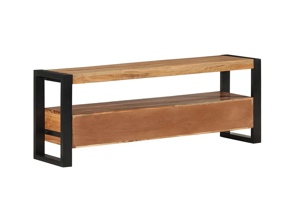 La Mirada  Meuble TV 120x30x45 cm bois d'acacia massif