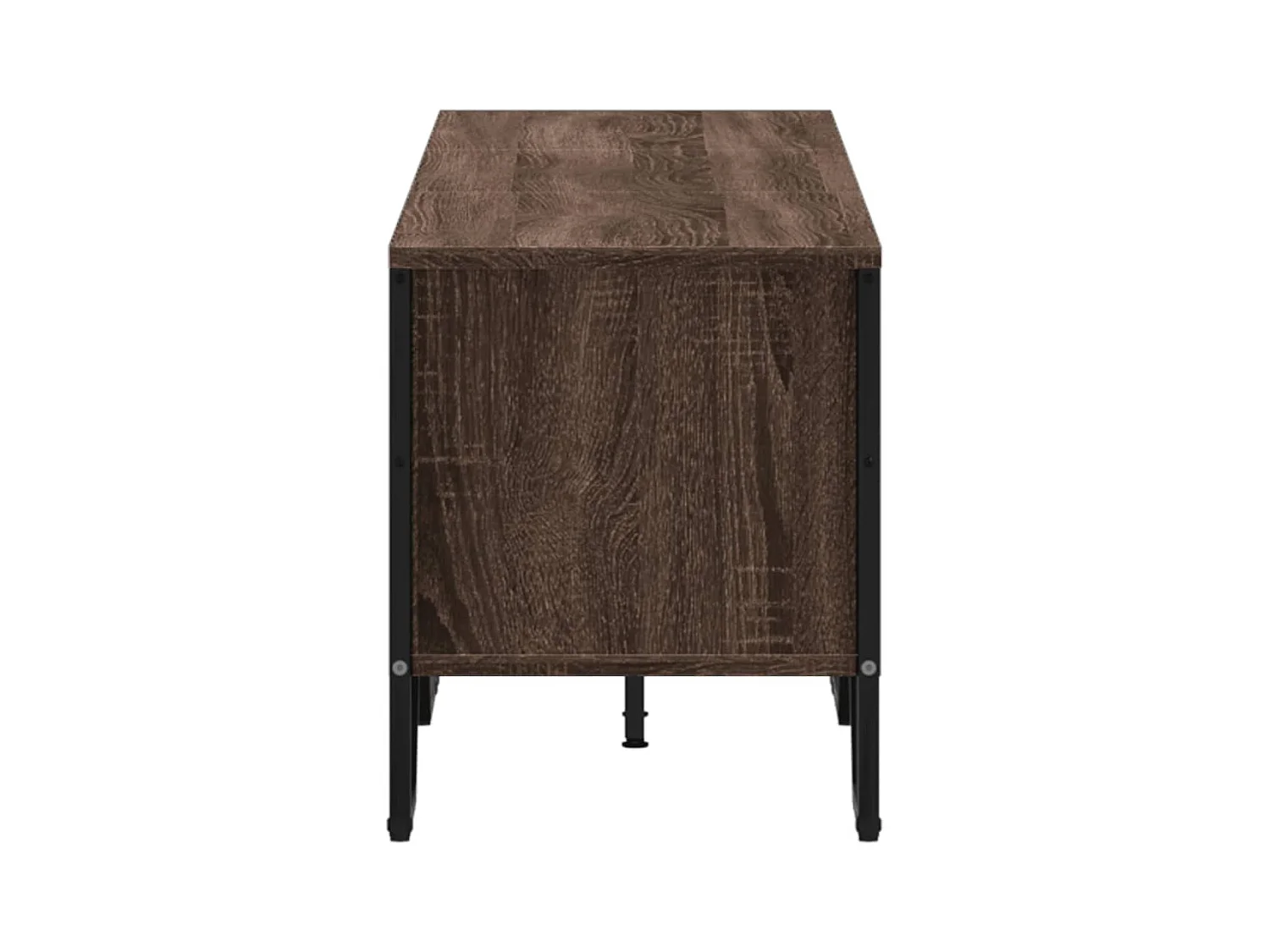 Zylar  Meuble TV chêne marron 180x34x41 cm bois d'ingénierie