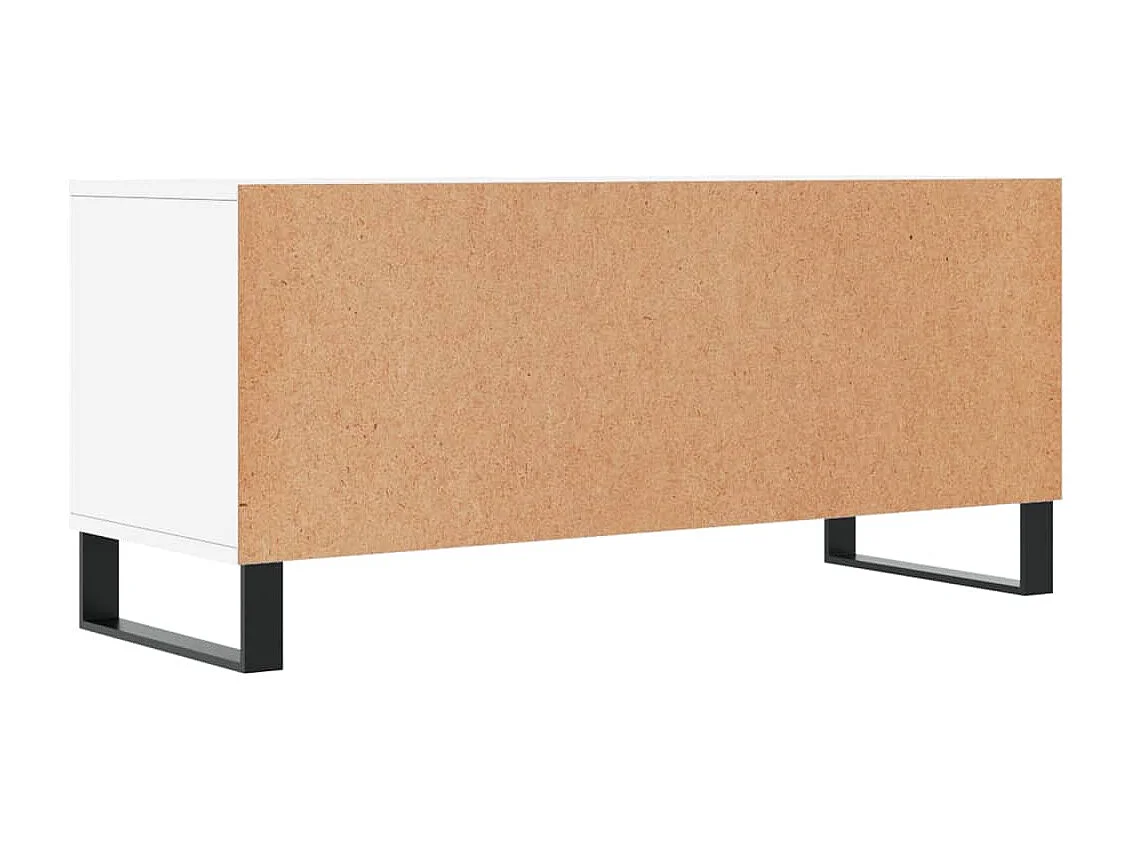 Volne  Mueble para TV madera contrachapada blanco 100x34,5x44,5 cm