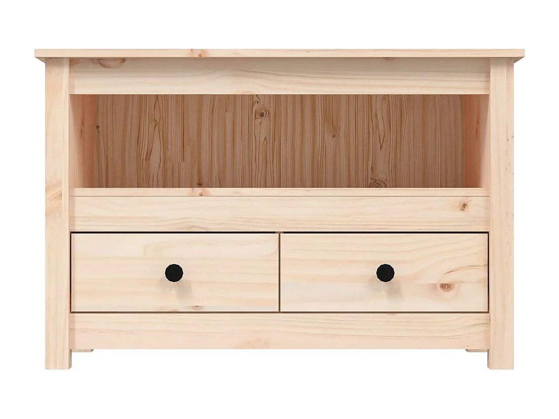 Trace Logan  Meuble TV 79x35x52 cm Bois de pin massif