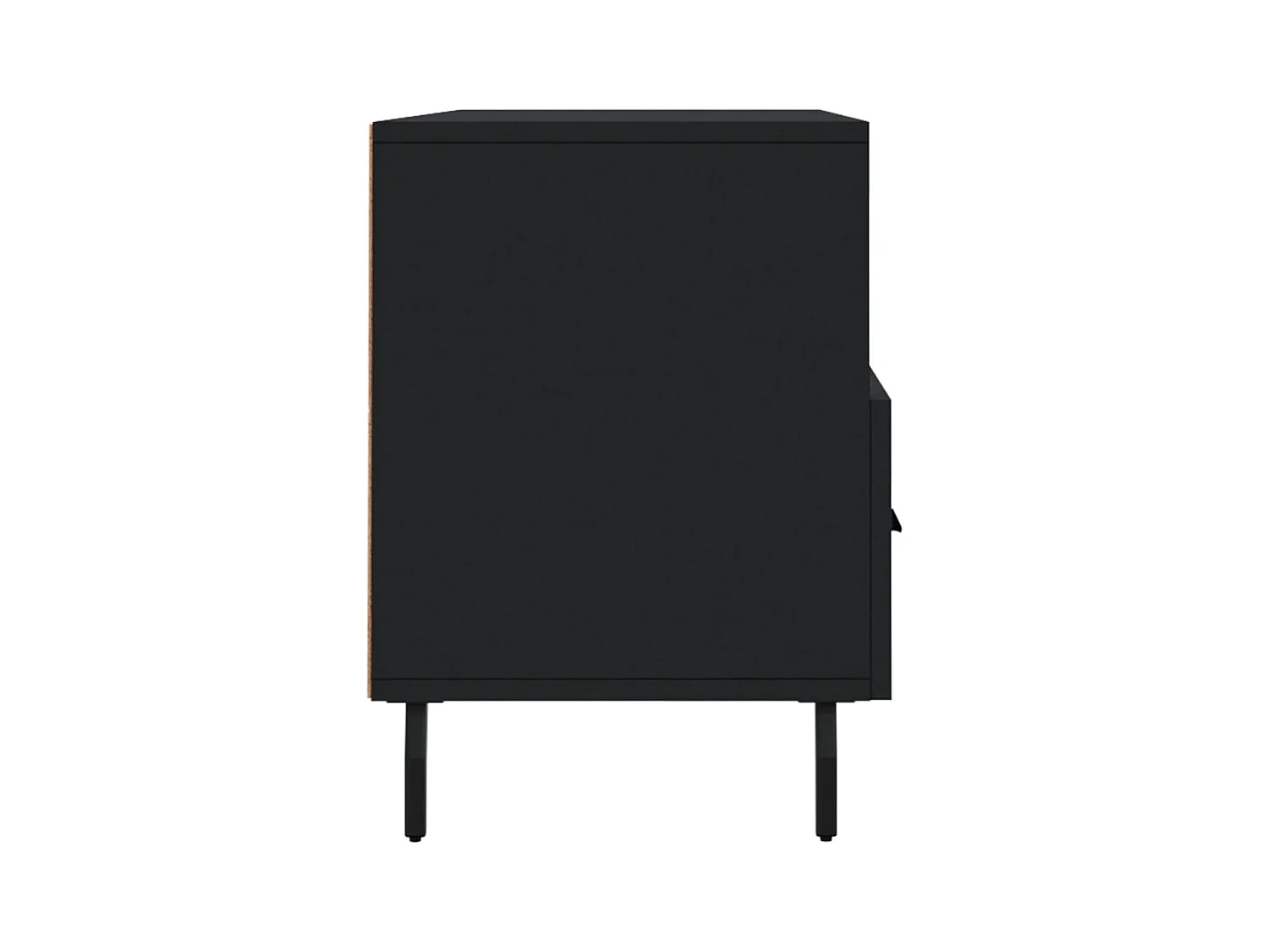 Xandir  Tv-meubel 102x36x50 cm bewerkt hout zwart