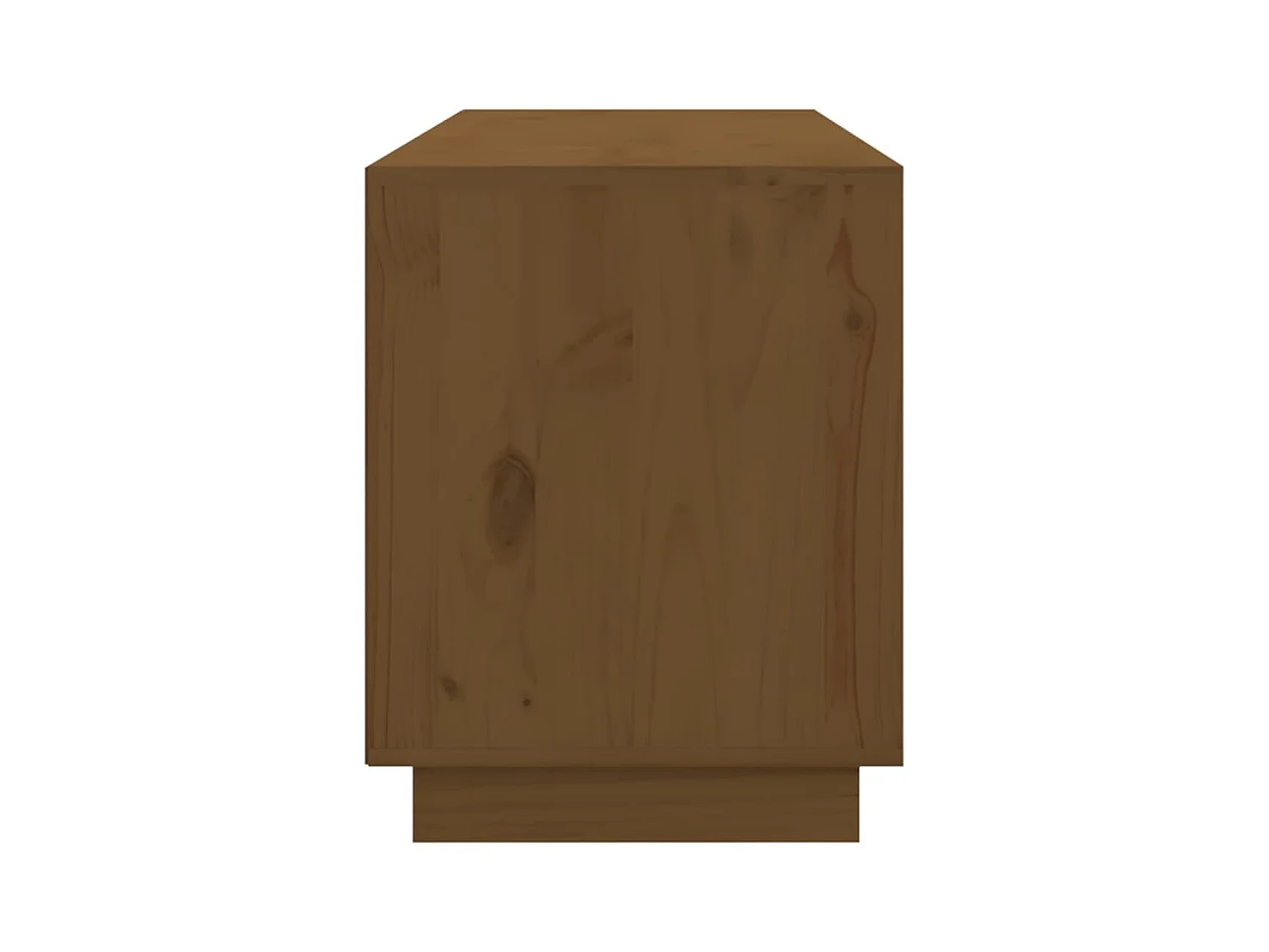 Orvil  Meuble TV Marron miel 176x37x47,5 cm Bois de pin massif