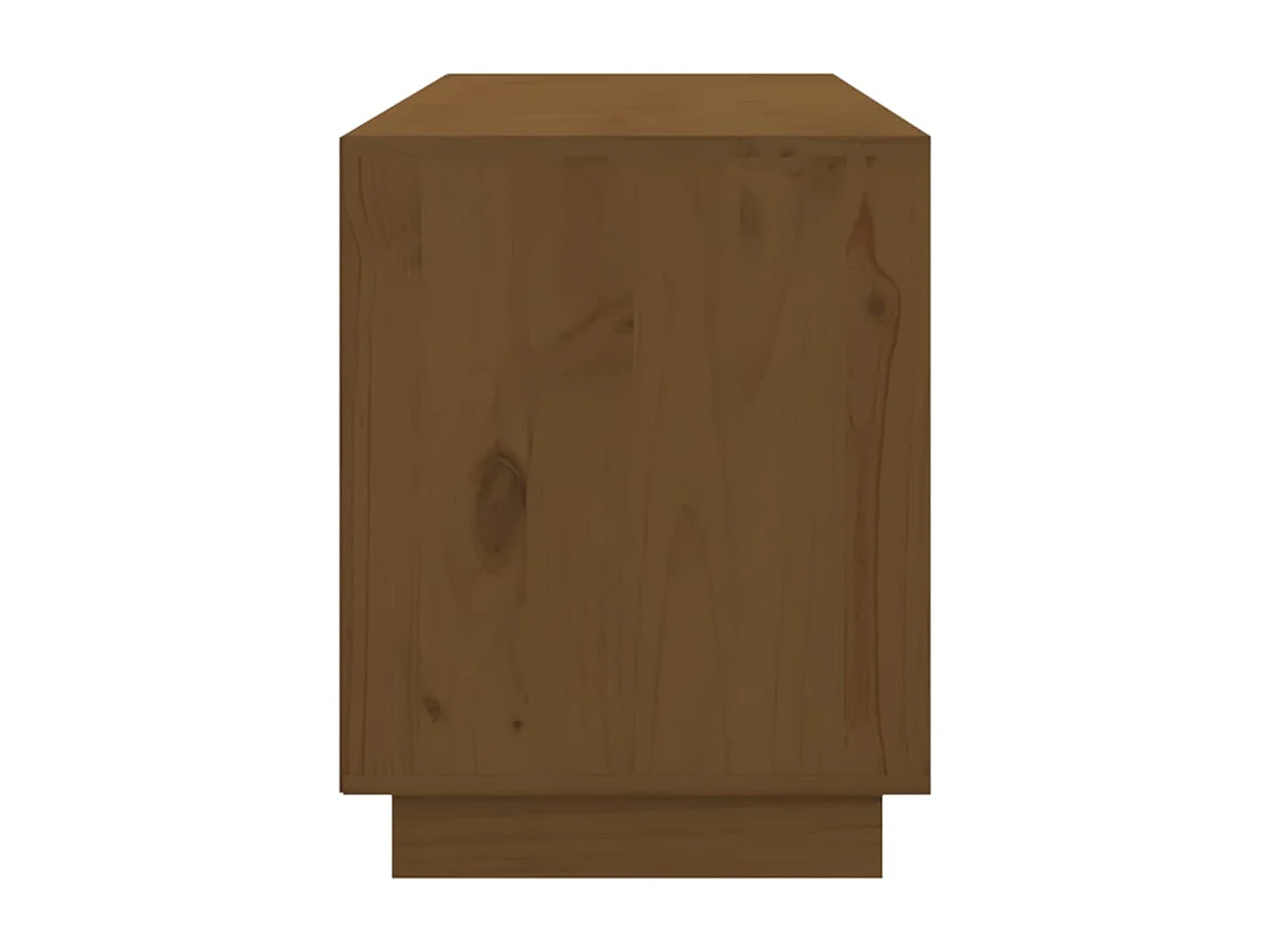 Orvil  Meuble TV Marron miel 176x37x47,5 cm Bois de pin massif