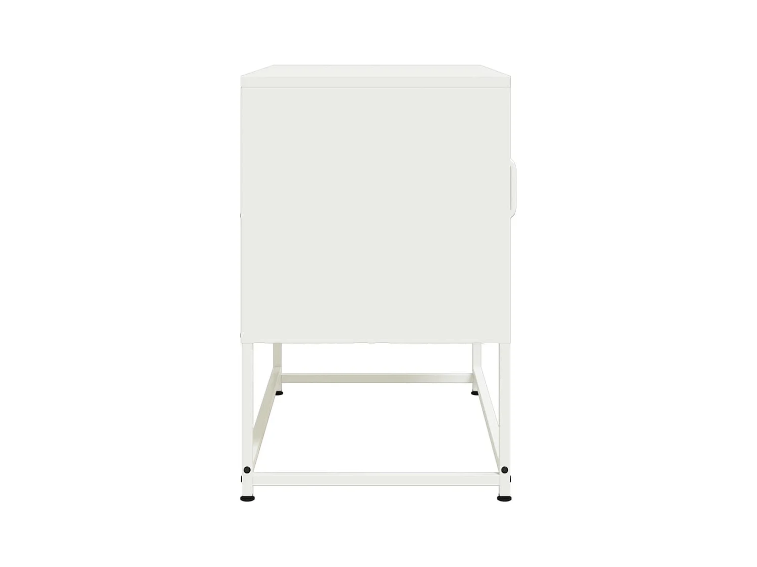 Lysri  Meuble TV vert olive 100,5x39x60,5 cm acier