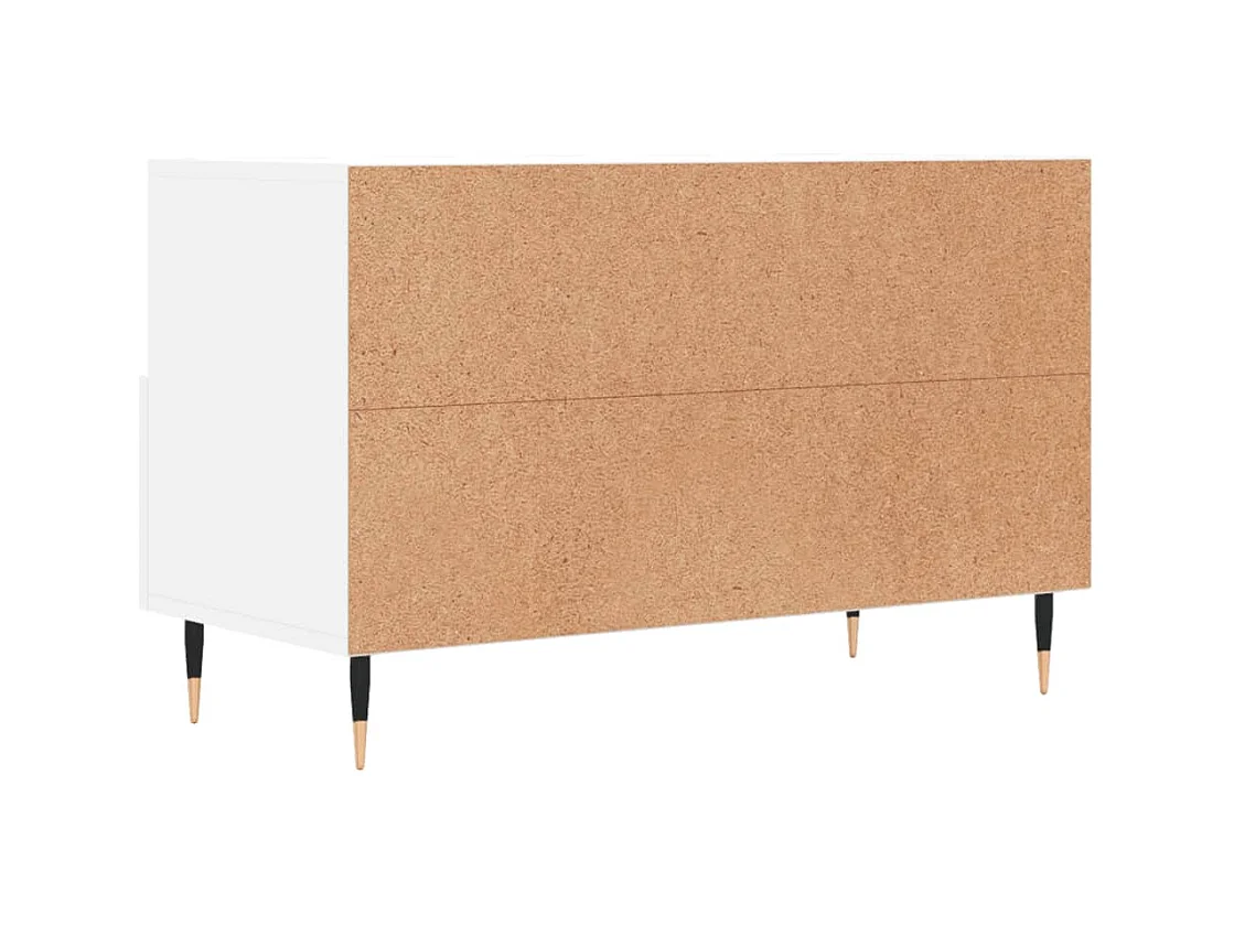 Arroyo Grande  Meuble TV Blanc 80x36x50 cm Bois d'ingénierie