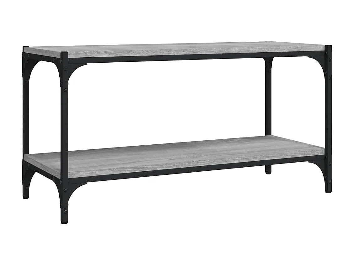 Foster City  Mueble para TV contrachapada y acero gris Sonoma 80x33x41 cm