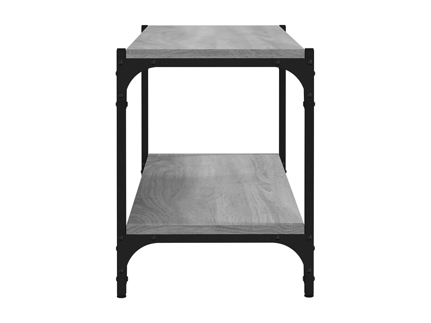 Foster City  Mueble para TV contrachapada y acero gris Sonoma 80x33x41 cm