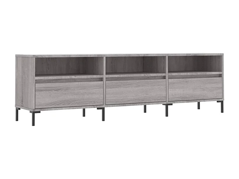 Fem  Meuble TV sonoma gris 150x30x44,5 cm bois d'ingénierie