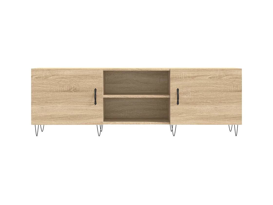 Rivka  Tv-meubel 150x30x50 cm bewerkt hout sonoma eikenkleurig